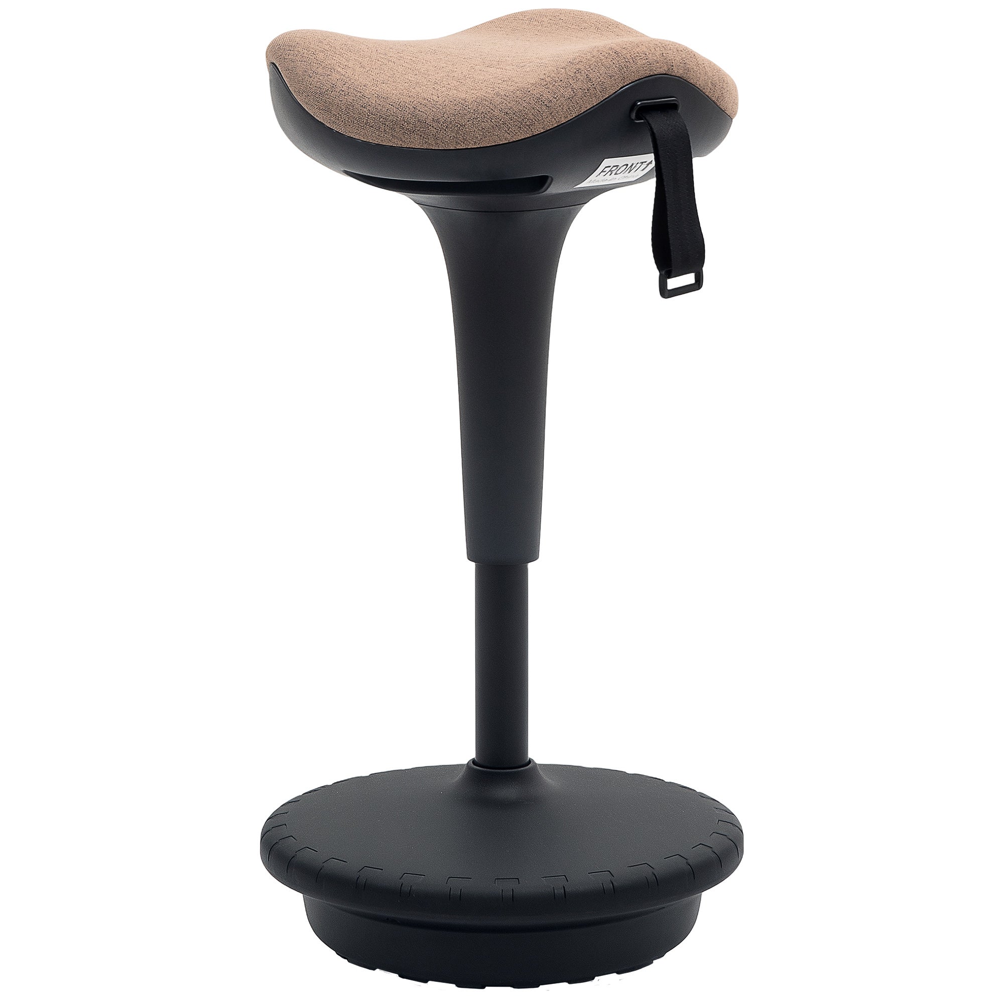 Tabouret Bureau Hauteur Réglable 68.5-83.5cm Pivotant 360° Assise Selle Tabouret Bureau Ergonomique HOMCOM - Hauteur Réglable 68.5-83.5cm - Pivotant 360° - Sans Dossier Tabouret Assise Selle Réglable