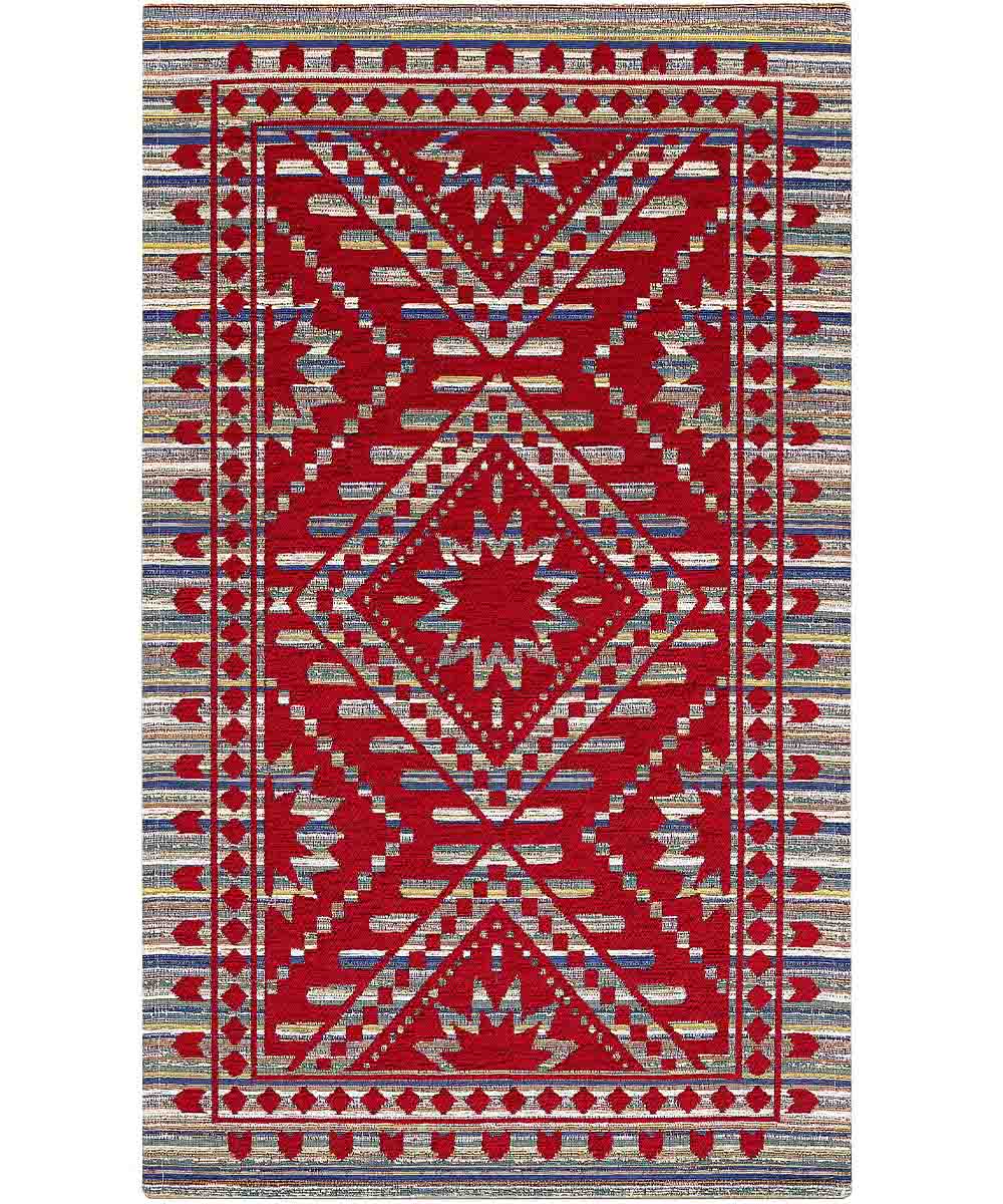 Dywan welurowy antypoślizgowy Kenya, 115 x 175 cm, czerwony | GalleriaFarah1970