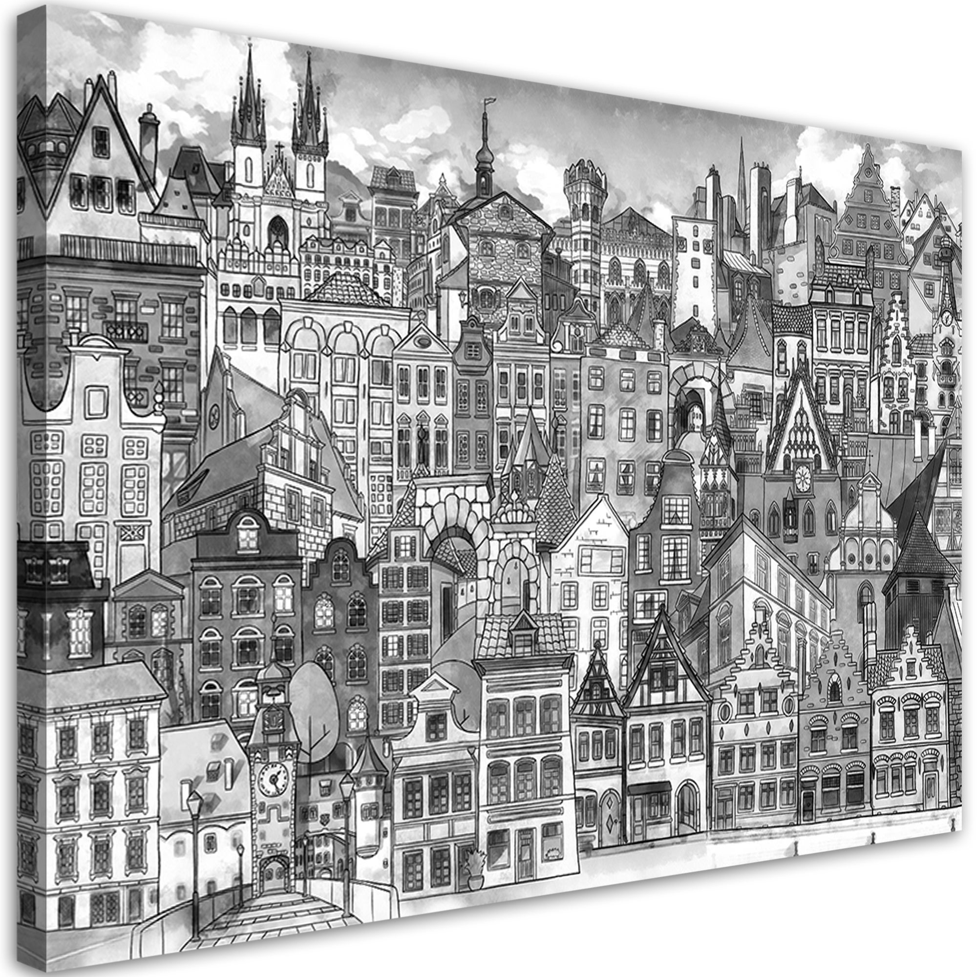 Obraz na płótnie, Wesołe miasto 90x60