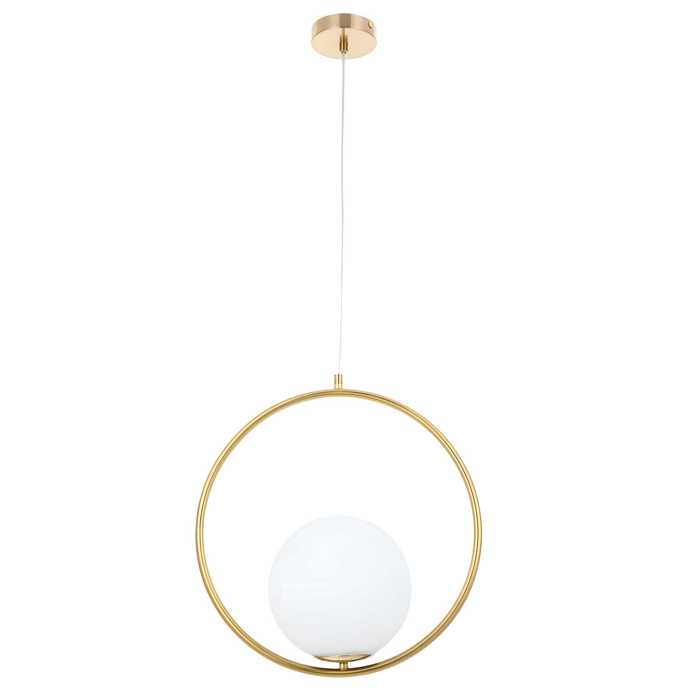 Lampa Sufitowa Wisząca Toolight G109-1W Złoty Biały
