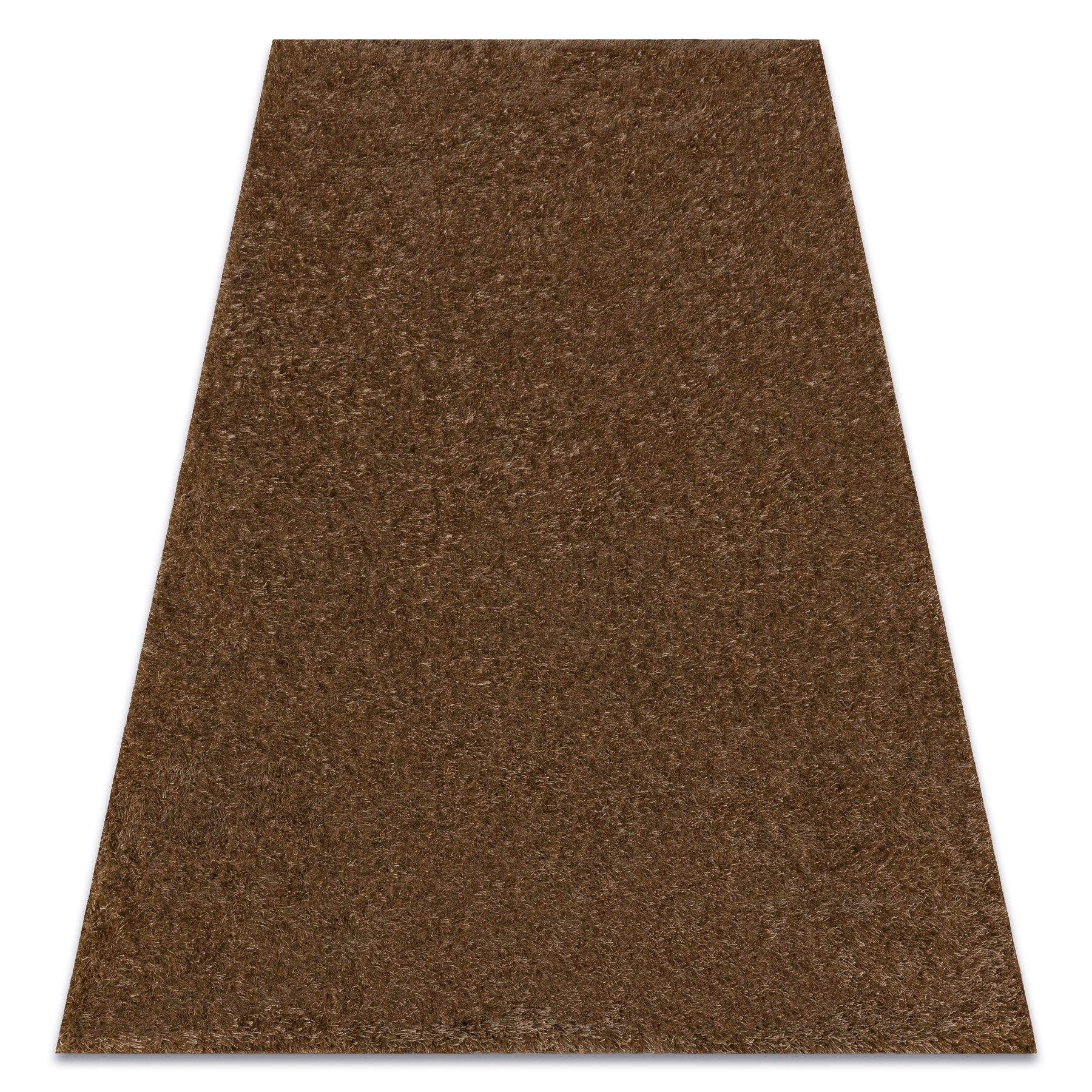 Dywan BUENOS 6650 shaggy jednolity, jednokolorowy ciemny beż 140x190 cm