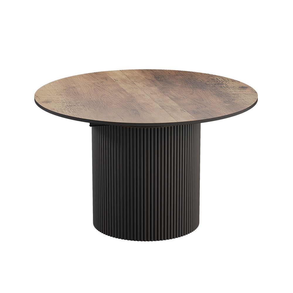 Vicco Stół jadalny Calero, Rustykalny dąb/czarny, 120 x 60 cm Możliwość rozbudowy