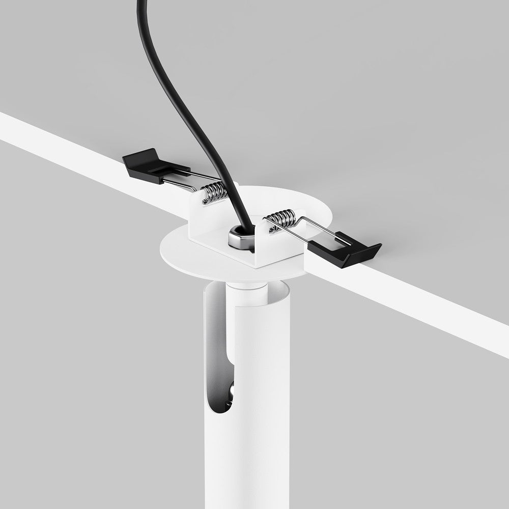 Oprawa stropowa sufitowa wpuszczana Focus T biała LED 6W 3000K 290lm wym: 32,6 x 3 x 3 cm okrągła Maytoni - 8