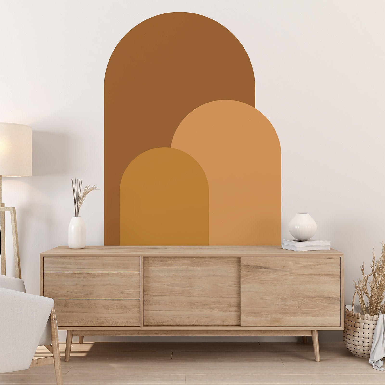 Stickers Arches - Design - Adhésif + Protection MATE - Largeur 130 x Hauteur 244 cm - 2