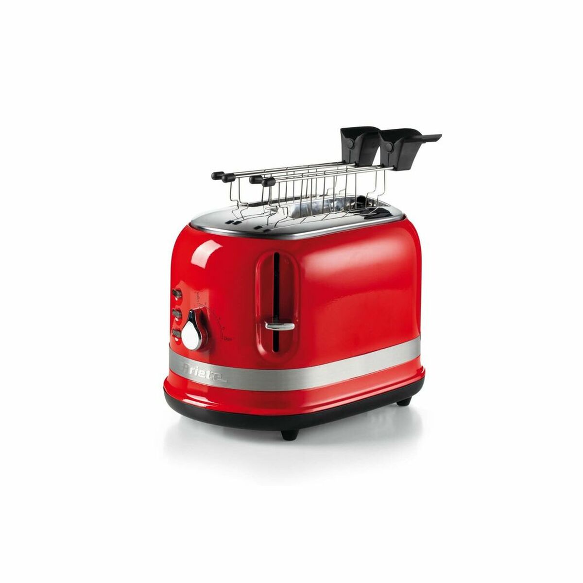 Toster Ariete Moderna 6 poziomów tostowania czerwony elegancki design