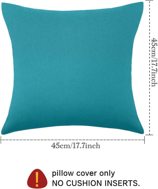 Set di 4 federe per cuscini impermeabili per esterni, 50 x 50 Set di 4 federe per cuscini impermeabili per esterni, 50 x 50