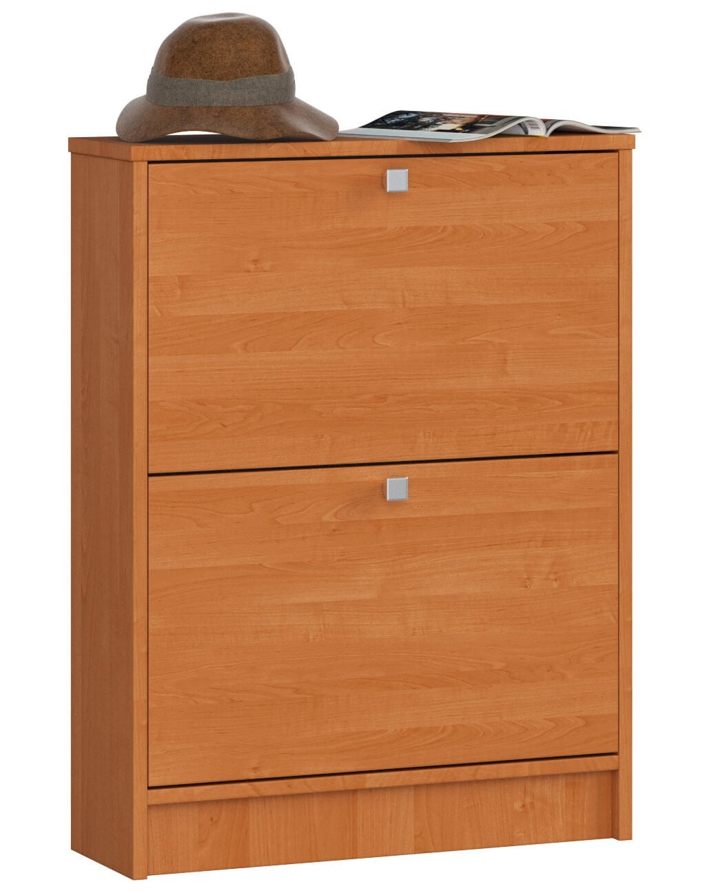 Szafka na buty AKORD Olcha 60 cm 2 drzwi kolor Olcha mat 2 półki 60x20x80 cm