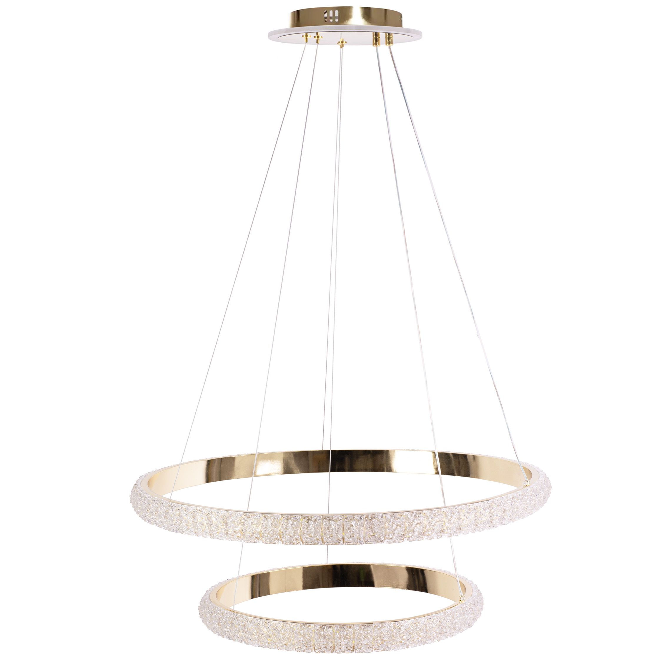 Lampa Sufitowa Wisząca Toolight LED G045-2Cp Złota