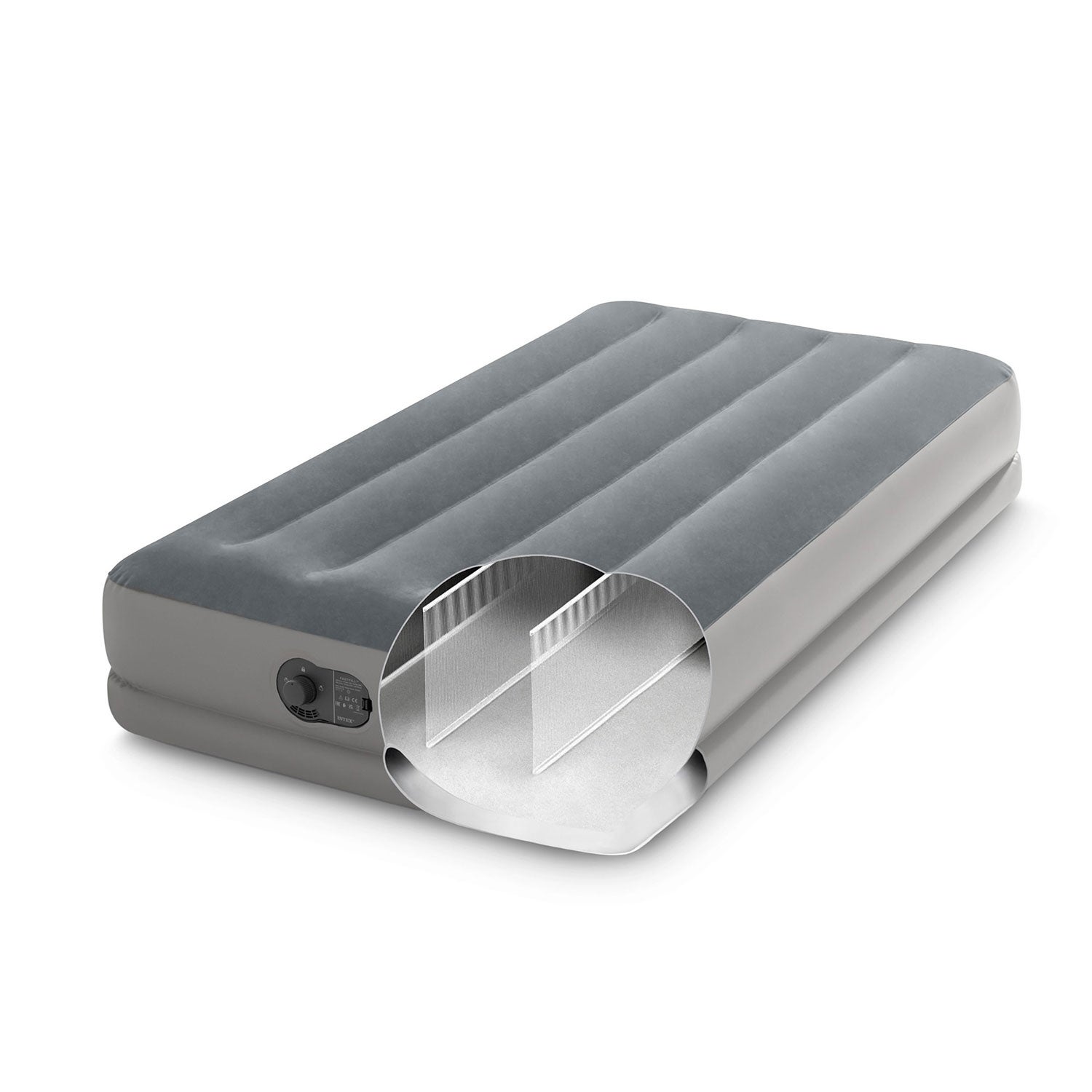 Matelas gonflable Prestige Mid Rise Flex Pump Intex 1 personne - Gonfleur USB intégré - 5