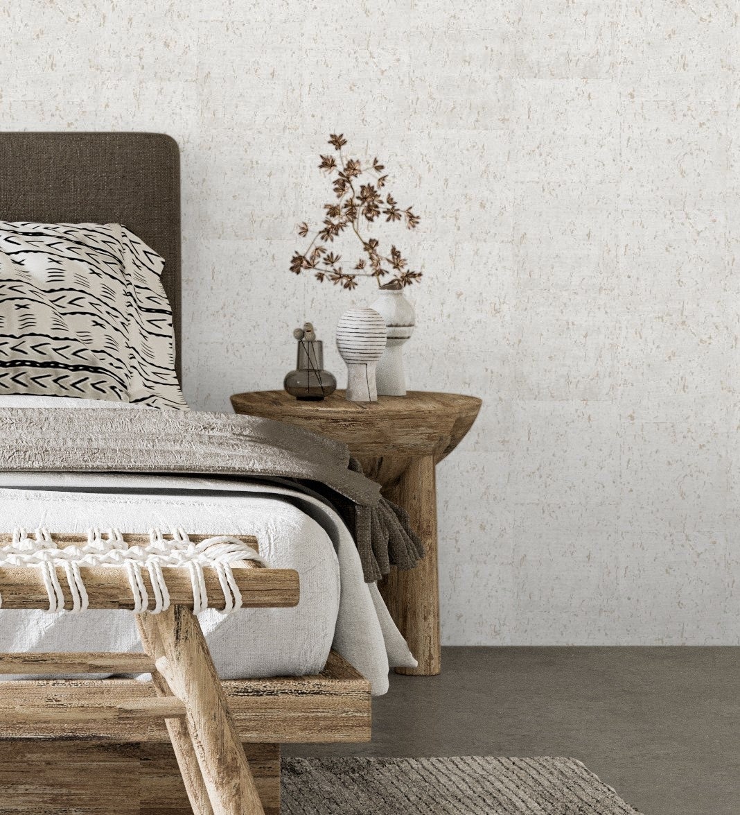 Muestra din a4 de papel pintado vinílico ecológico lavable minitablas de corcho textura en relieve - padova 679363 de gaulan