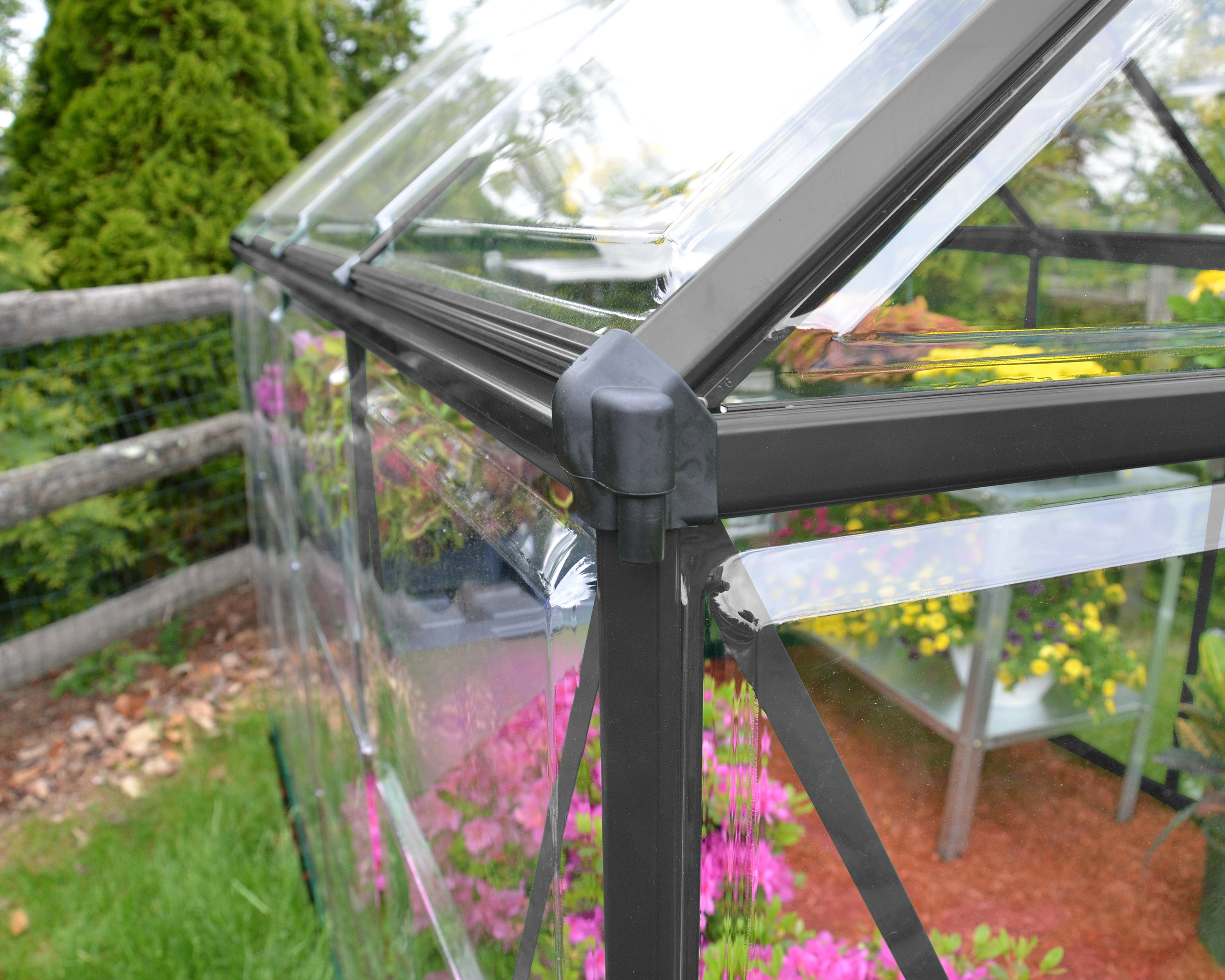 Serre de jardin Harmony 2,3m² Grise Canopia - 2