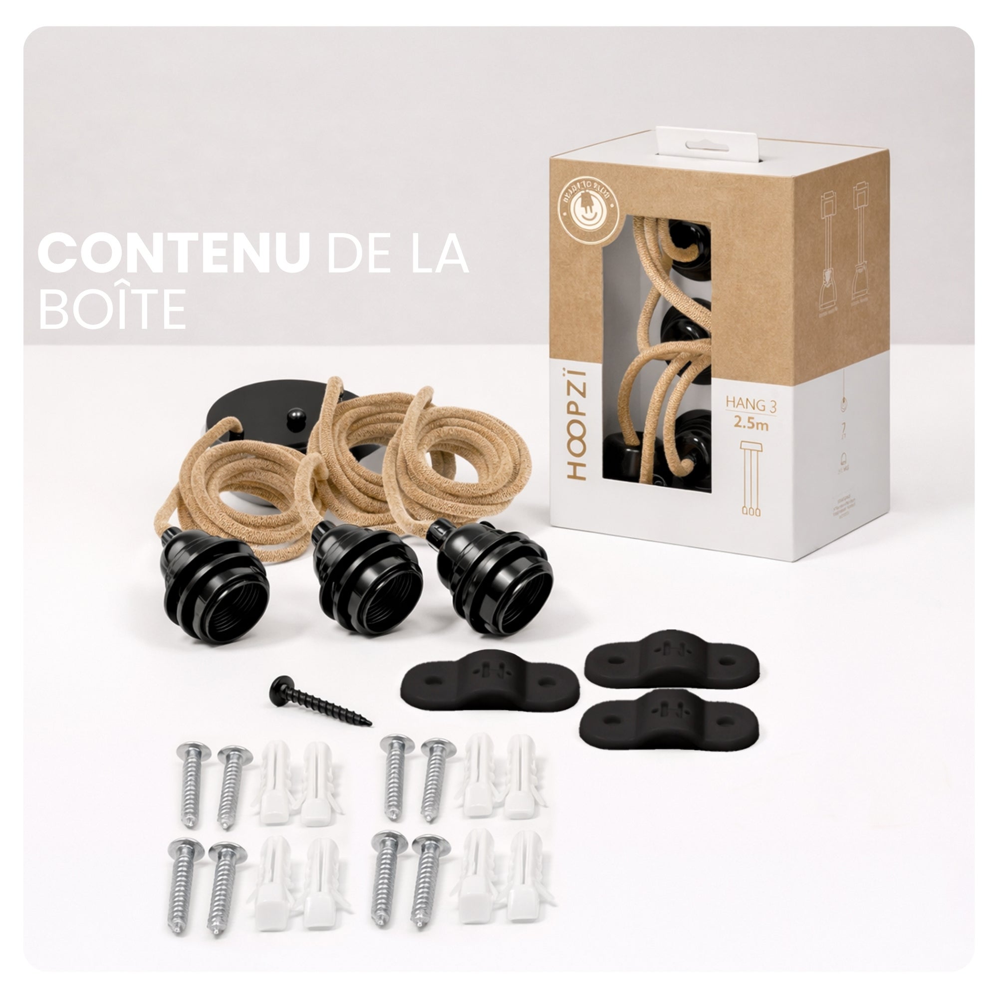 Suspension Corde HOOPZI HANG 3 - Cuivre - 6