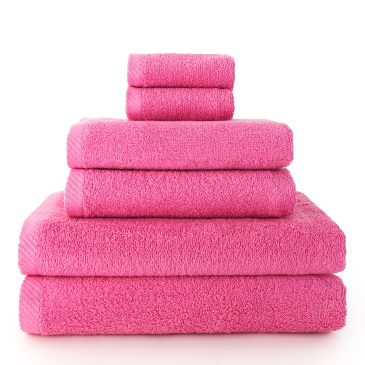 Lot 6 Serviettes Toilette Enfant Animaux - Essuie-Mains Microfibre Avec Boucle Suspension