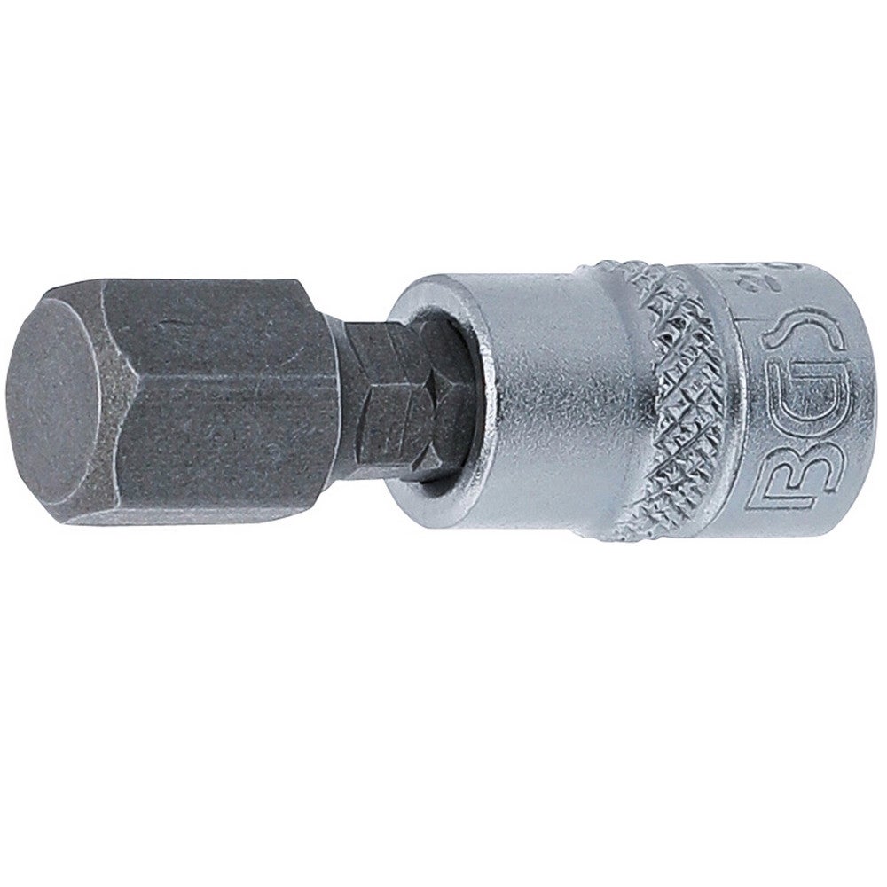 JEU DE 7 DOUILLES A EMBOUTS 6 PANS MALES de 4 à 12 mm POUR CLIQUET 1/4 - 3