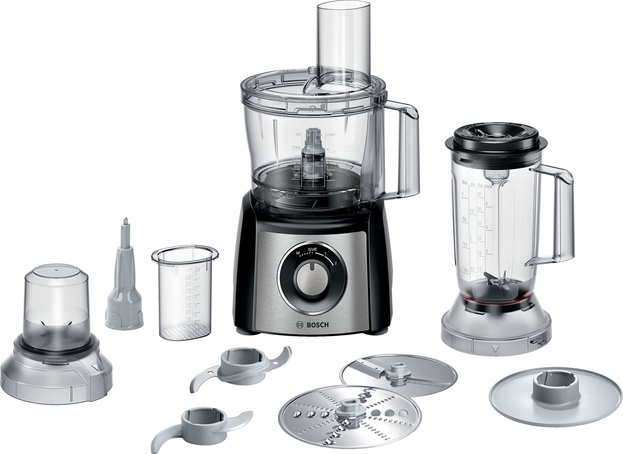 Bosch Procesador De Alimentos Mcm3pm386 900 W 2,3 L Banner Negro , Leroy Merlin