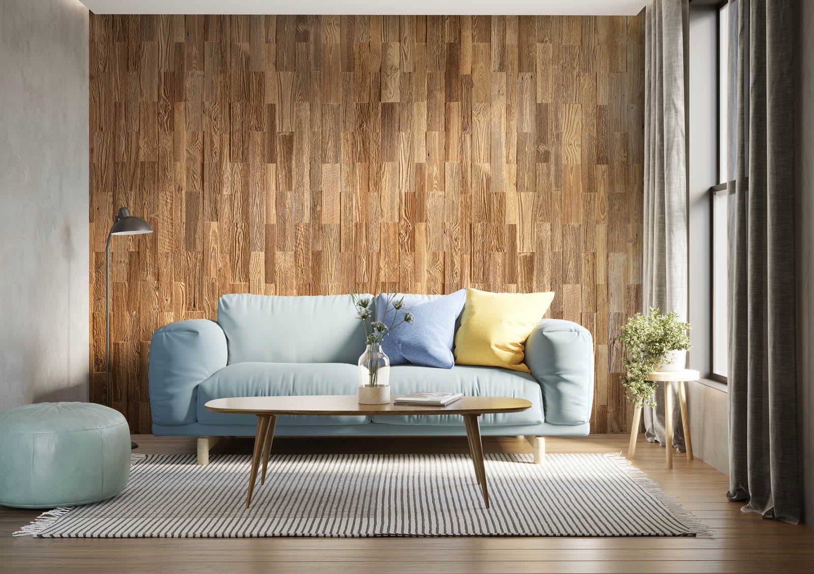 Revestimiento de pared de madera recuperada en miniatura 3d ámbar - panel decorativo interior marrón cepillado - madera auténtica de granero antiguo