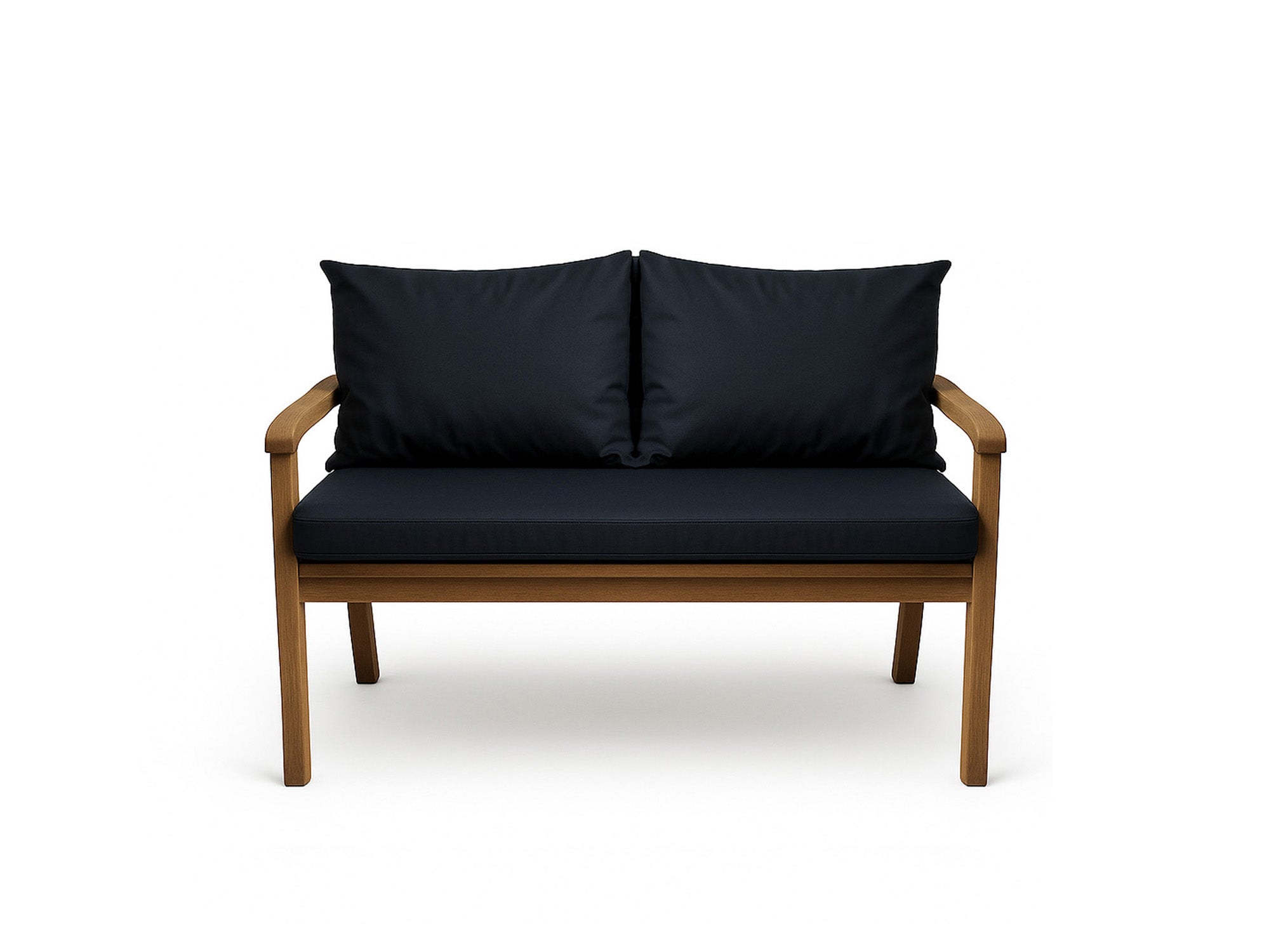 Poduszka ogrodowa na ławkę 130x60x50cm poduszka na meble ogrodowe granatowa, poduszka na balkon taras, poducha ogrodowa na huśtawkę