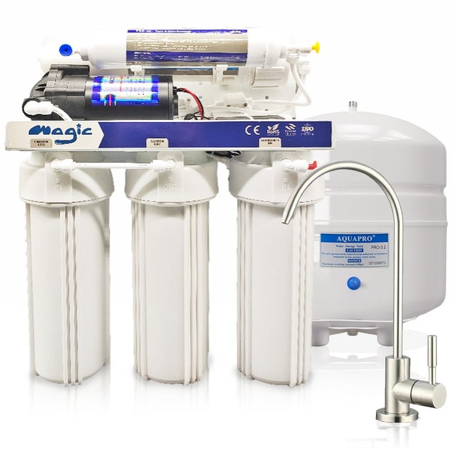 Système d'Osmose Inverse MAGICB avec Pompe Booster et Certification NSF – 6 Étapes de Filtration