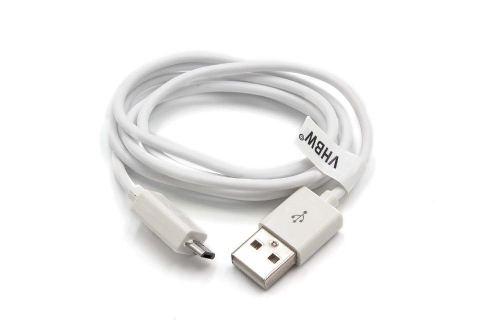Vhbw Cavo USB-Micro USB 1m Bianco compatibile con Sony Cyber-shot DSC-HX90V, DSC-QX10, DSC-QX100, DSC-QX30, DSC-RX1, DSC-RX10, DSC-RX10 II, DSC-RX100 | Leroy Merlin