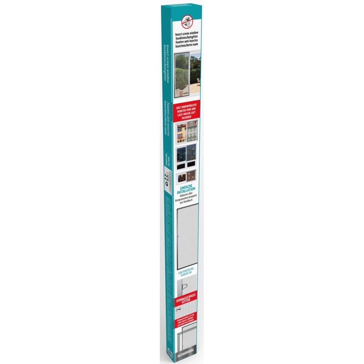 Mosquitera de ventana gris 150x130 cm - 8