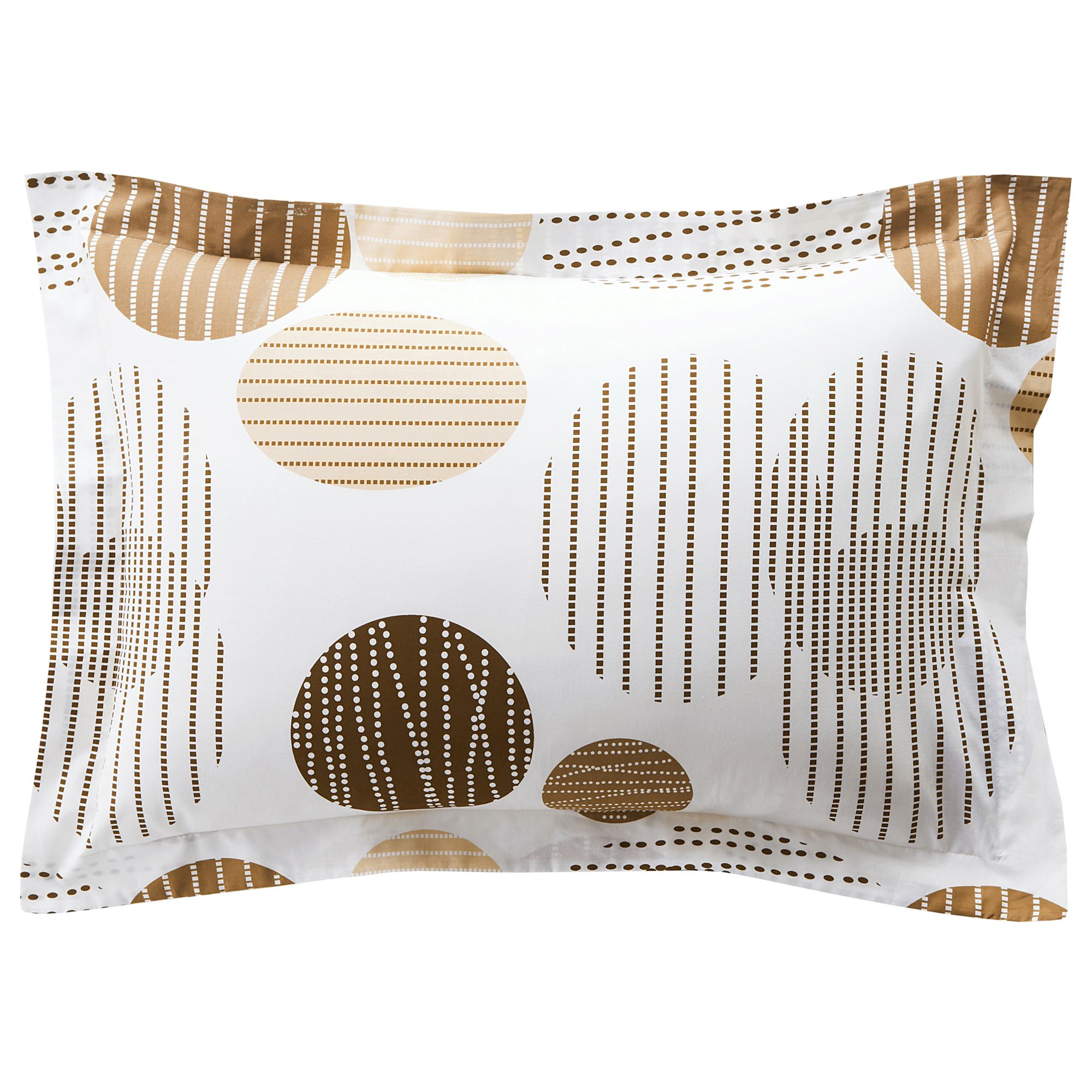 Taie volant BAXLEY 50x70 beige en coton - 5