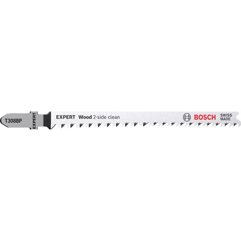Lot De 25 Lames De Scie Sauteuse Bosch Expert T 308 BF - Coupe Propre 2 Côtés