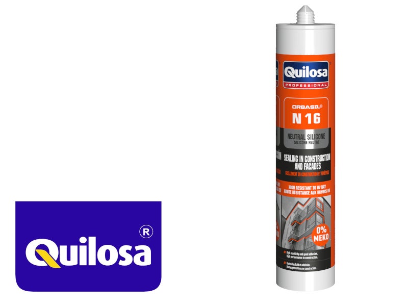 Mastic silicone neutre Label SNJF - Translucide - Construction et scellement des menuiseries - N 16 - QUILOSA - 2