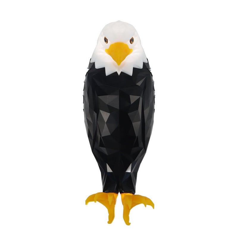 Lampka nocna LED z orłem bielikiem, kinkiet dekoracyjny ze zwierzęcym motywem, światło białe ≤6w (model ładowania bezprzewodowego)