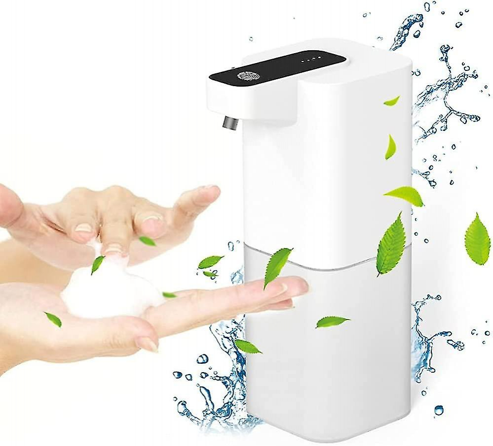 Automatyczny dozownik mydła w pianie 400 ml – ładowany przez USB | Montaż ścienny, wodoodporna podstawa IPX4
