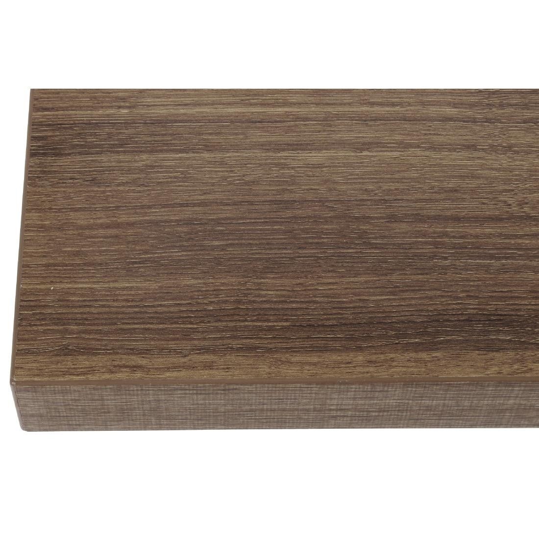 Planche Bois Massif Plateau De Table Carré Bolero 700mm Effet Bois