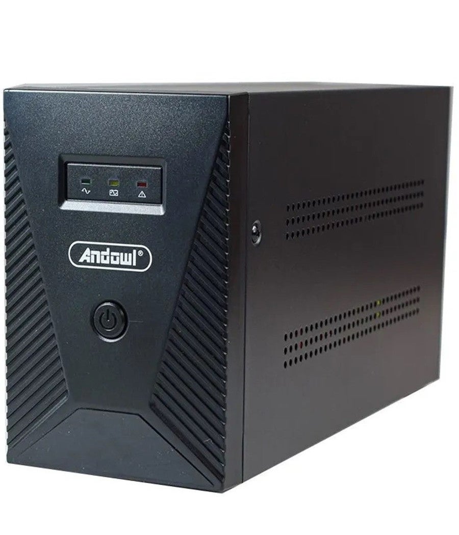 Eaton 3S 550B UPS - Gruppo di continuità offline - 3S550B - 550 VA (6 prese BS, USB, silenzioso, software di spegnimento) - Interfaccia USB (cavo incluso) - Bianco e nero