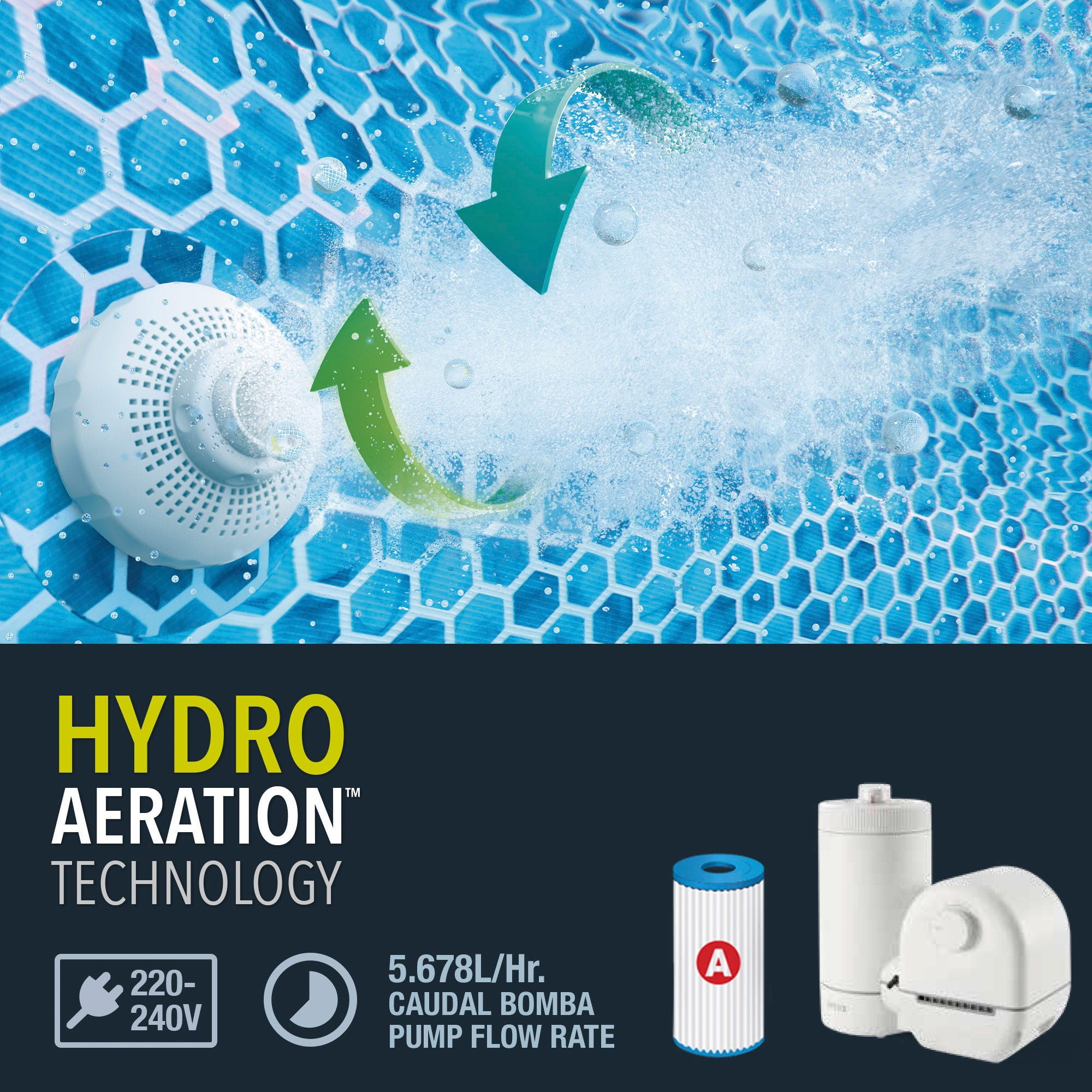 INTEX Piscina Prism Frame redonda amovível de 5 metros com sistema de filtragem e escada - 5