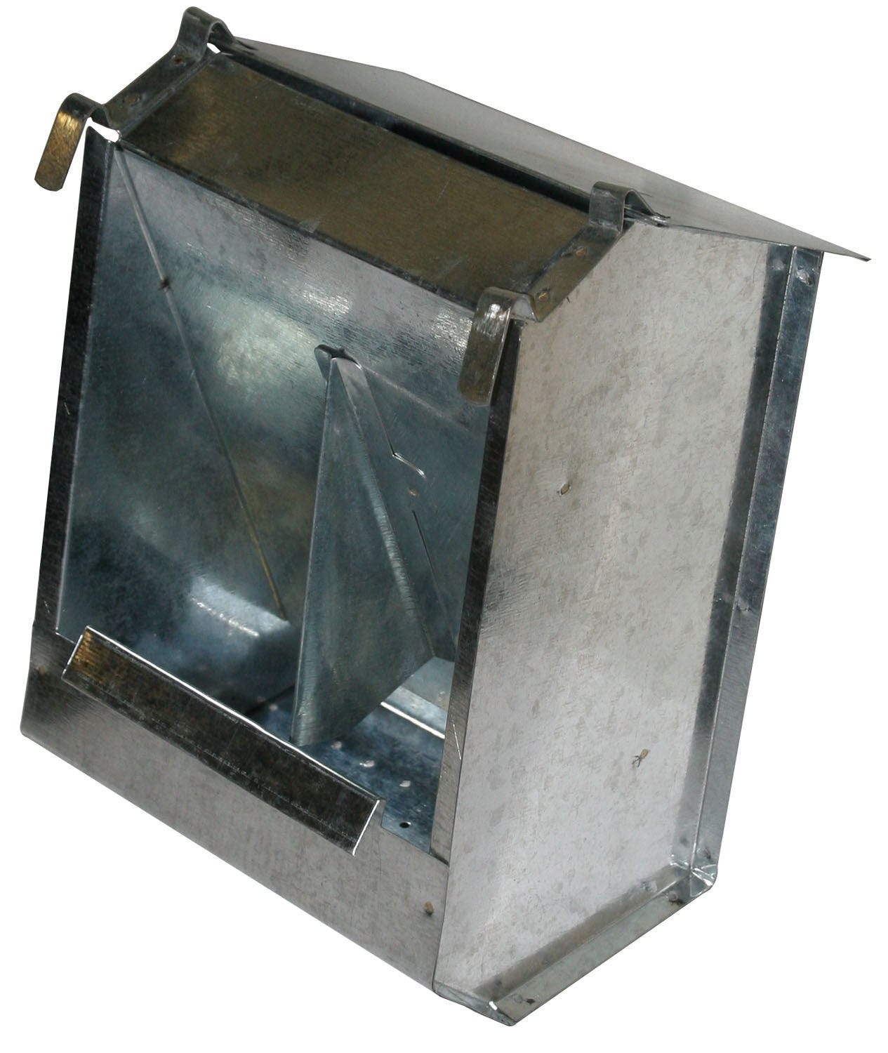 Mistermoby Tramoggia Mangiatoia Per Conigli - 1 Scomparto, Dimensioni 14x12x24 Cm Con Copertura, 2 Pezzi - Foto 12