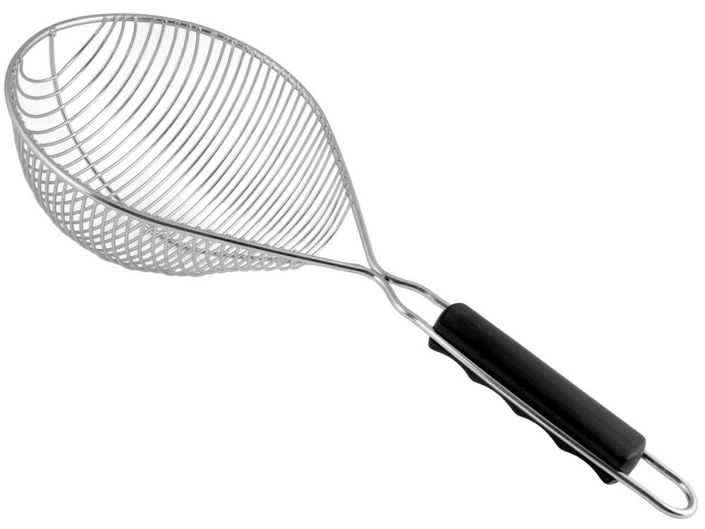 Passoire à Pâtes Chaude UPKOCH En Inox - Design Suspendu, Poignée Sûre - Taille S Ou L - Idéale Pour Spaghetti, Légumes, Friture - 4