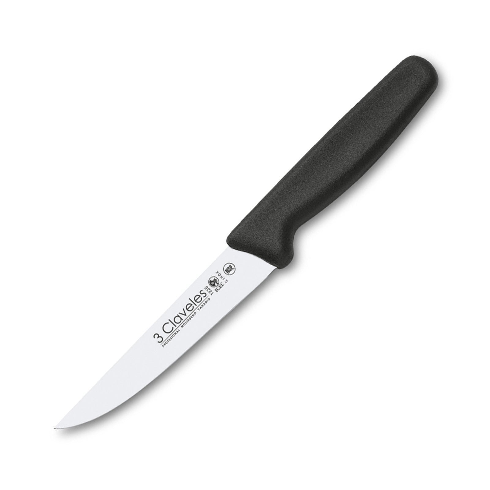 3 Claveles Sakura - Cuchillo Cocinero Curvo 20 Cm Acero Forjado Con Hoja Martilleada 93190745