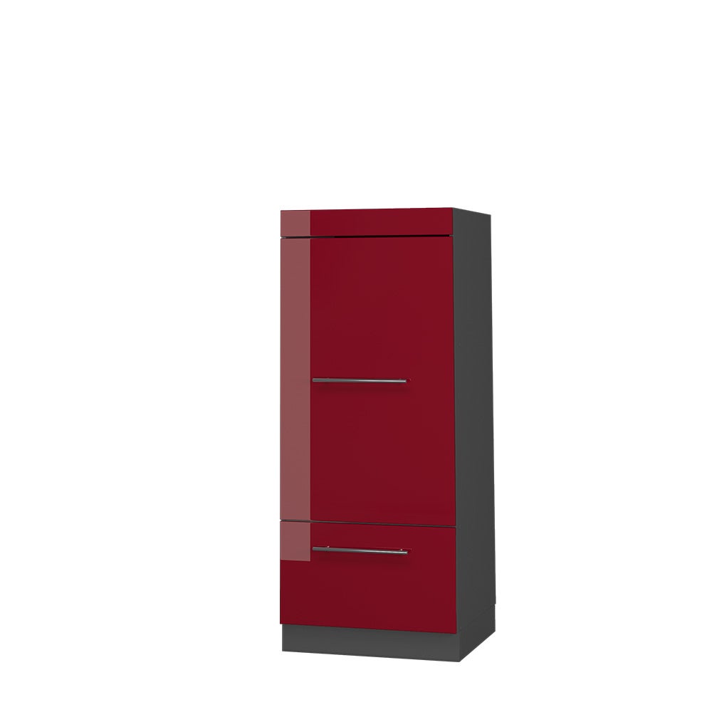 Vicco Szafka do mikrofalówki Fame-Line, Bordowa Czerwień wysoki połysk, 60 cm