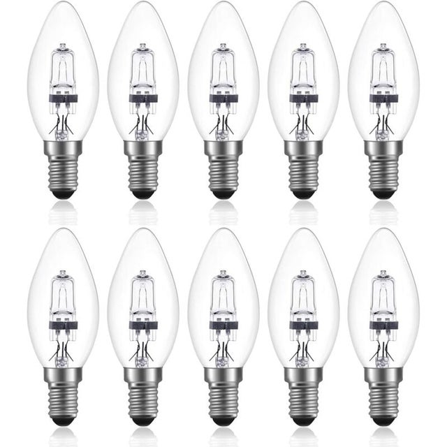 Ampoule halogène à intensité variable 42W E14 C35 AC 220-240V (10 pièces)