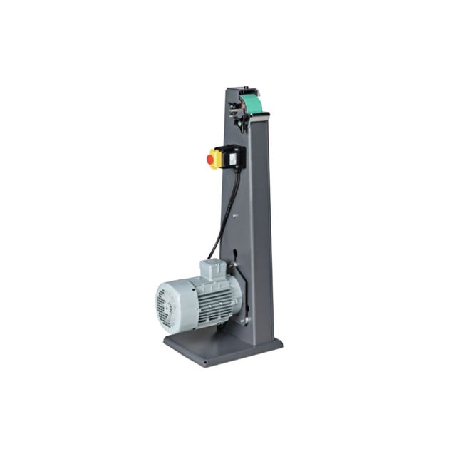 Ponceuse à bande verticale stationnaire FEIN GKS 75 3 kW compacte pour métal gris vert