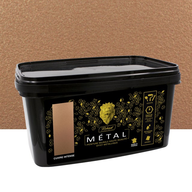 Peinture CUIVRE INTENSE Métal Richard effet métallisé 2L