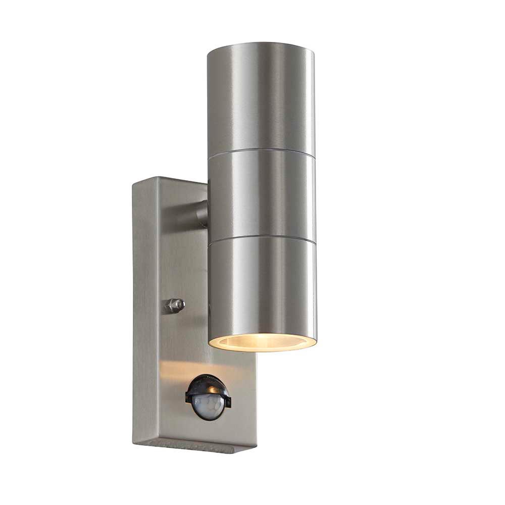 Kinkiet zewnętrzny LED CANON 35W 4000K 3000lm metal chromowany-srebrny wym:21x7x10,5cm IP44 Endon