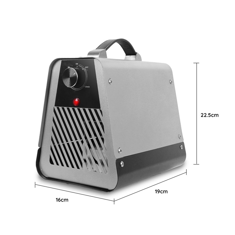 Generador de Ozono 50000mg/h - Purificador de Aire Portátil con Temporizador de 2H, Elimina Humo, Olores de Animales y Moho, Ideal para Casa y Coche - 5