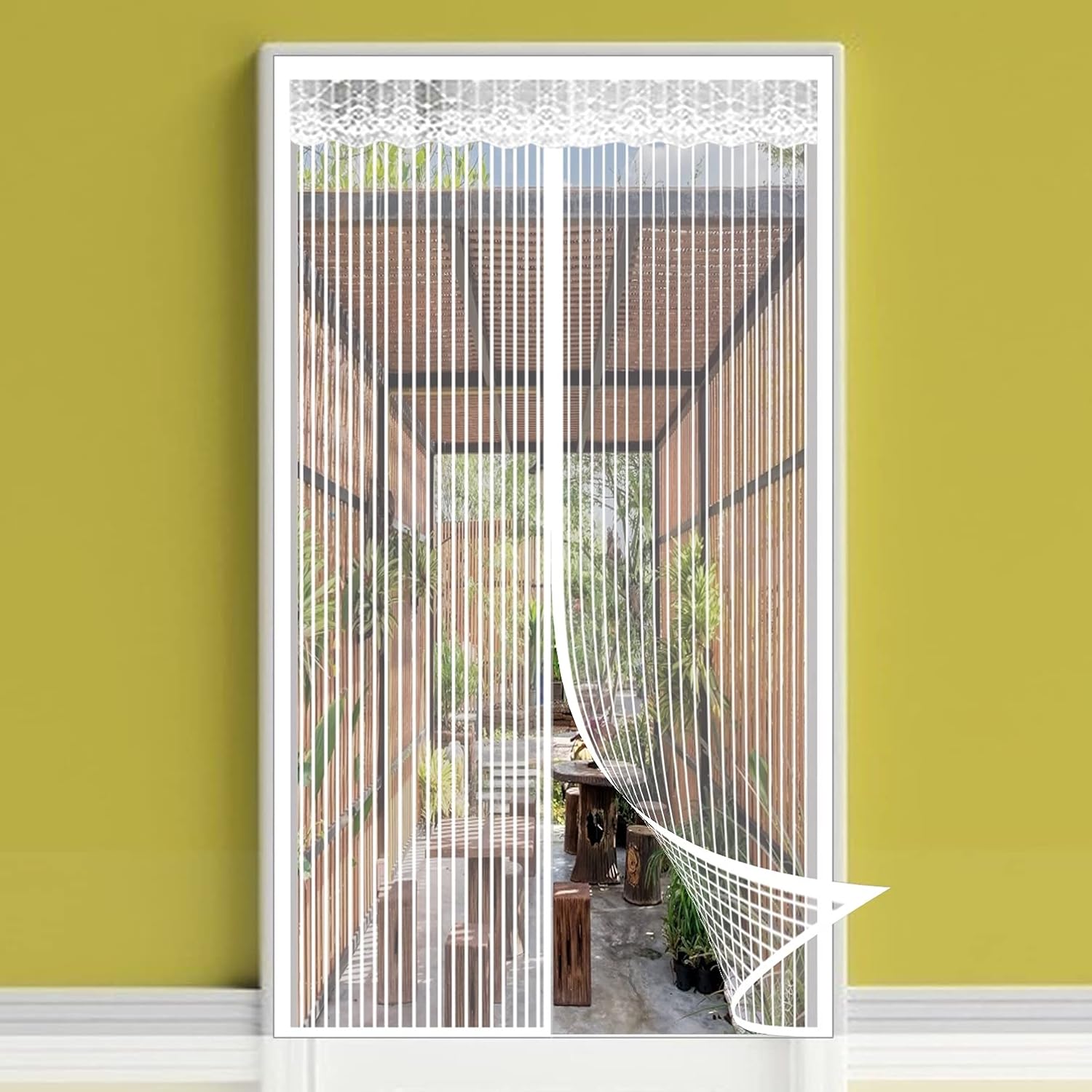 Mosquitera magnética para puertas, 130 x 220 cm, protege contra ...