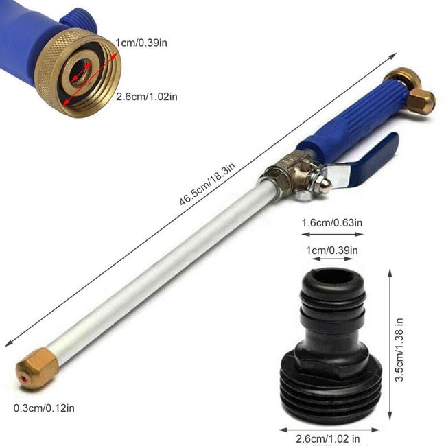 Pistolet D'arrosage, Lance D'arrosage Avec 3/4 Pouce Connecteur Rapide De Tuyau Arrosage Pistolet A Eau Haute Pression En Laiton Jet Nozzle 95315160 Pistolet D'arrosage, Lance D'arrosage Avec 3/4 Pouce Connecteur Rapide De Tuyau Arrosage Pistolet A Eau Haute Pression En Laiton Jet Nozzle 95315160