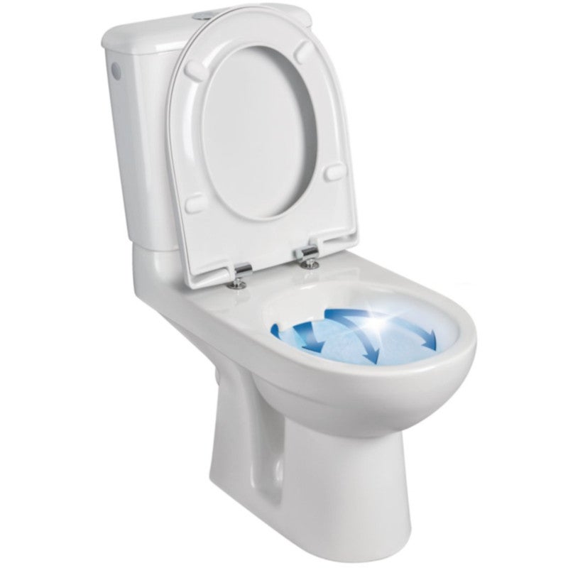 Pack Wc Geberit Prima 6 Rimfree Mecanisme General Sortie Horizontale Abattant Standard Blanc Ref. 08325400000201 Leroy Merlin