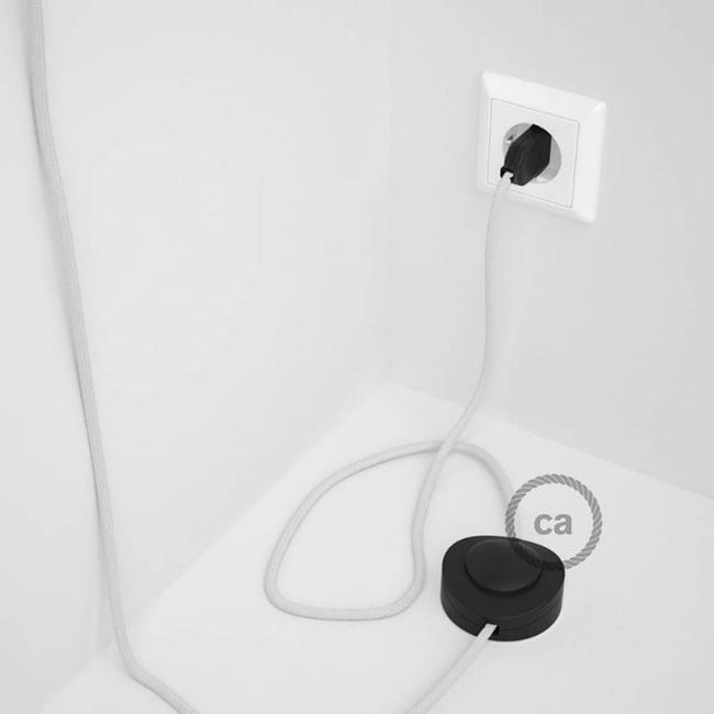 Creative cables - Cablaggio per piantana, cavo RS83 Cotone e Lino Creative cables - Cablaggio per piantana, cavo RS83 Cotone e Lino