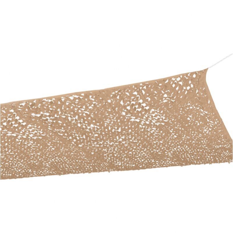 Voile d'ombrage rectangulaire 3x6 M, couleur sable, filet de Protection solaire, filet de Camouflage pour champ extérieur - 5