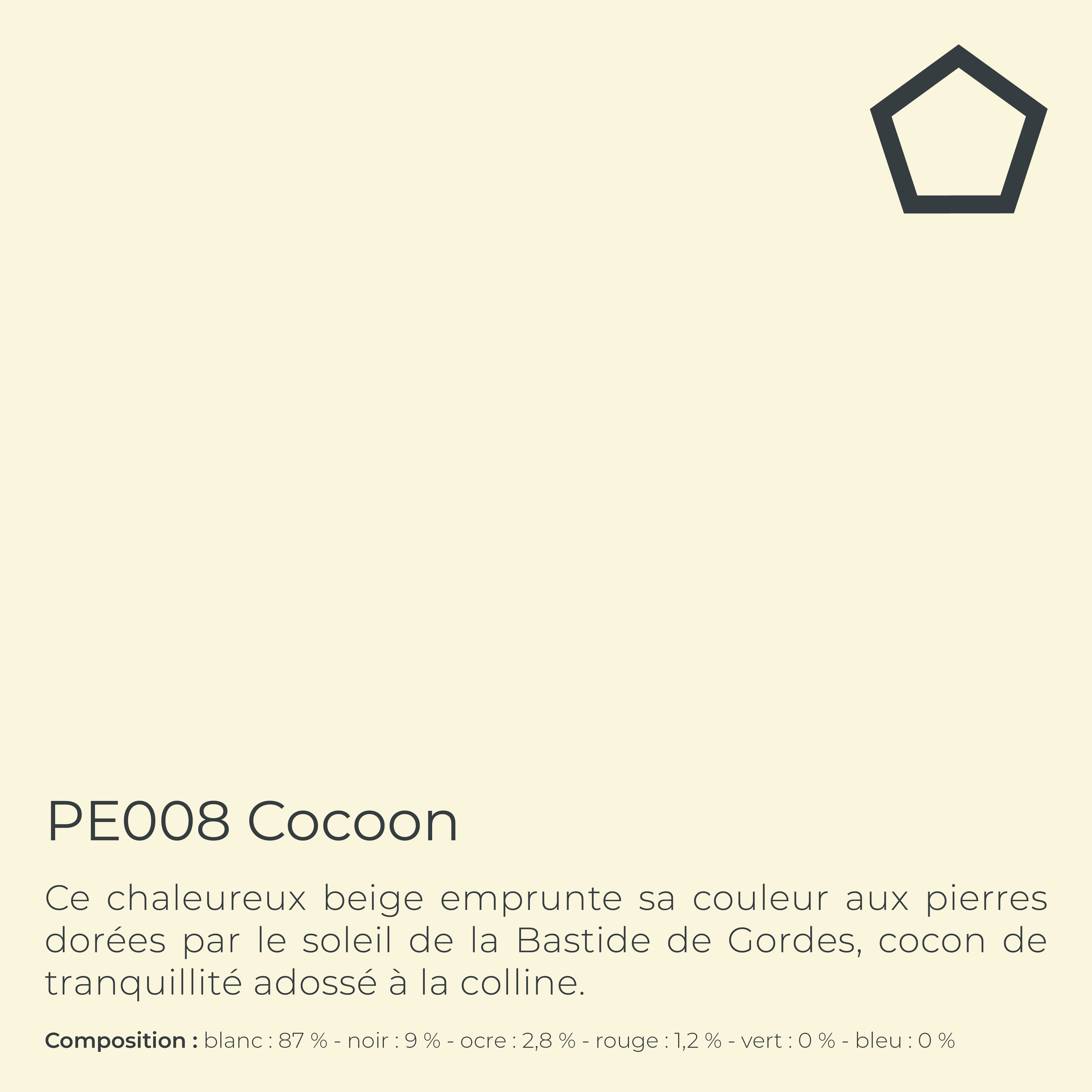 Peinture de finition très lessivable pour murs intérieurs - Finish Aqua Semi-Matt, 1 l, Cocoon (PE008) - PEINTAGONE - 3