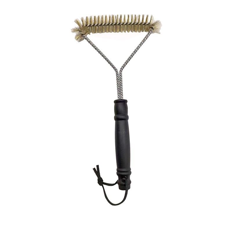 Szczotka do grilla, trójkątna szczotka do czyszczenia grilli gazowych, węglowych i elektrycznych, 30,5 cm