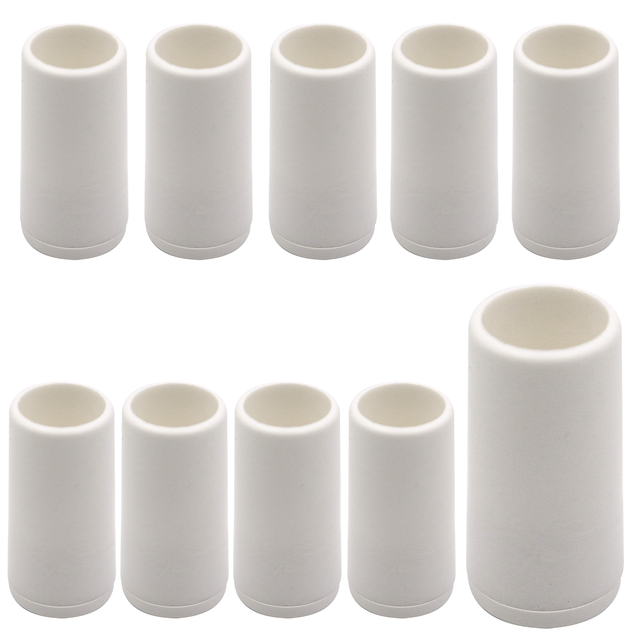 10 butées d’arrêt blanches, pour volet roulant, L.40 mm