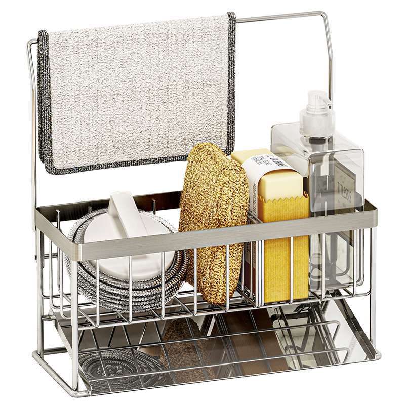 Podpórka do zlewu kuchennego Evier, uchwyt na gąbkę, przechowywanie przy zlewie, organizer do zlewu, podpórka na gąbkę do zlewu